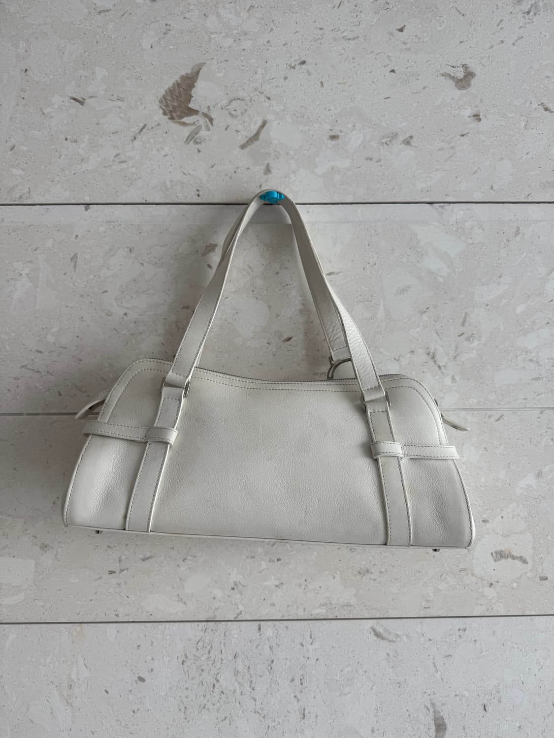 디올 Dior 빈티지 바게트백 가방 화이트/아이보리 번개장터 검수 완료  상품이미지4