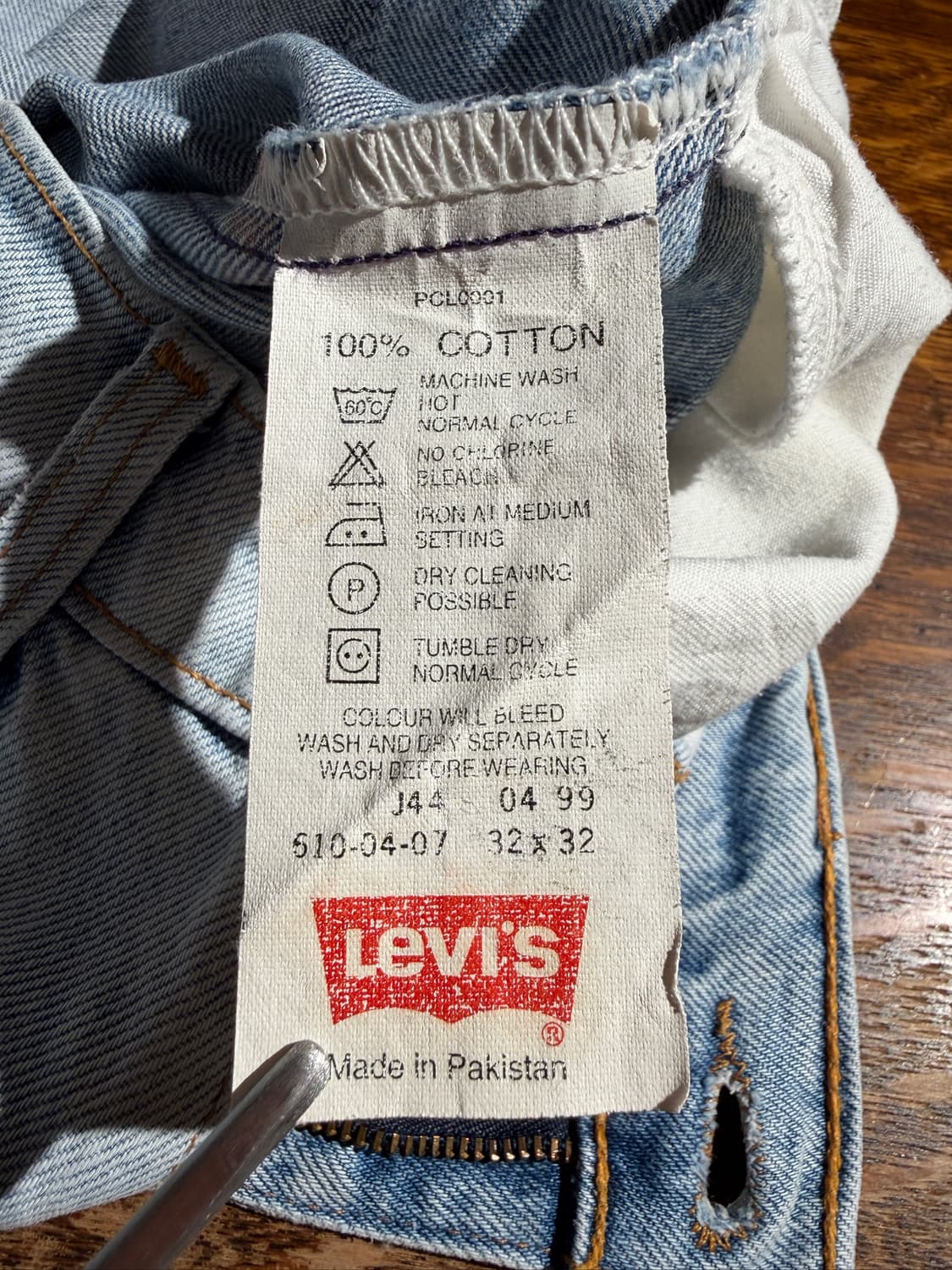 90's Levi's 610 Orange Tab (30.5) 상품이미지7