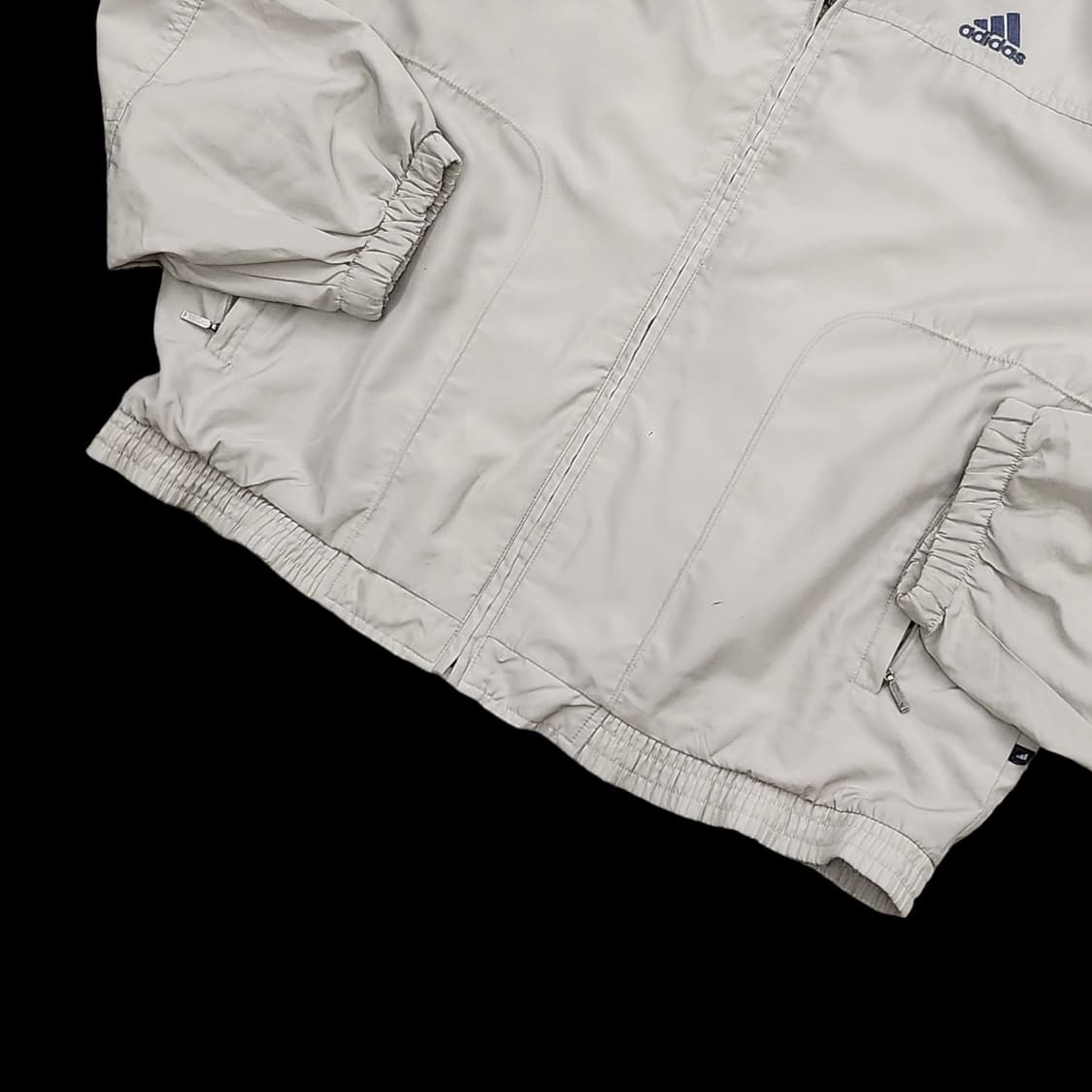 아디다스 베이지 올드스쿨 바람막이 상품이미지3