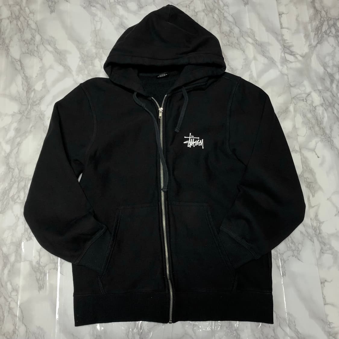 스투시 빅로고 후드 집업 자켓 상태굿 상품이미지2