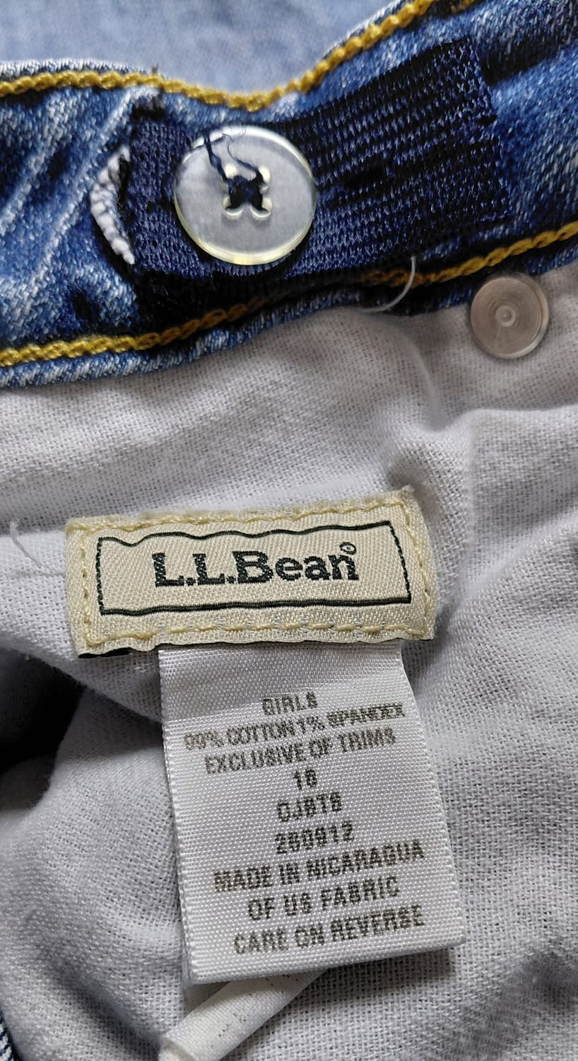 [GIRLS18 / 24-26추천] L.L.Bean 더블 L 5부 데님 상품이미지5