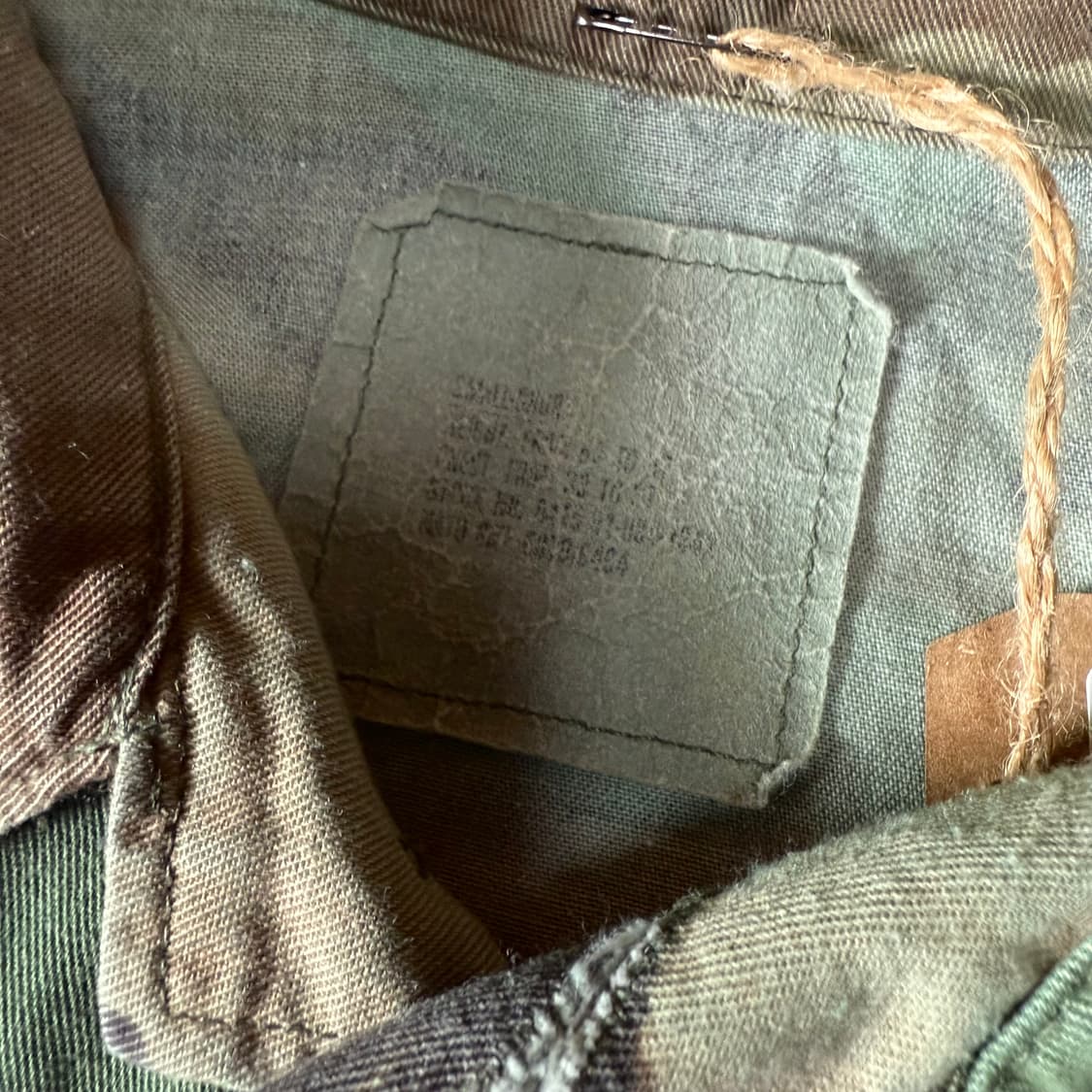90‘s U.S Army 스텐실 시니어코드 우드랜드 BDU 자켓 S/R 상품이미지4