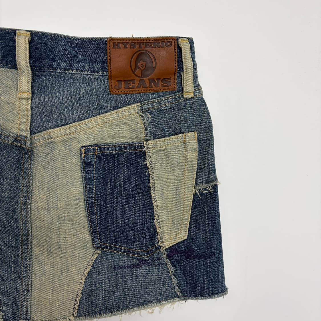 히스테릭글래머 패치워크 데님 스커트 청치마 상품이미지8