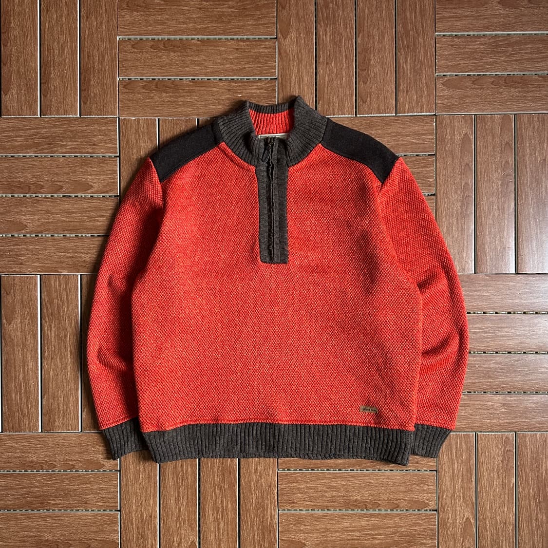 Golden bear quarter zip pullover sweater 상품이미지2