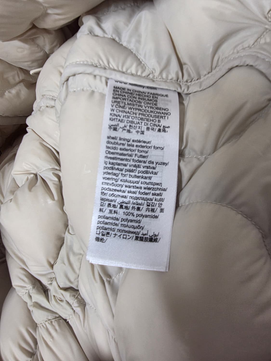 타미진스 라이트 경량 베이지 패딩 m 70 45 상품이미지4