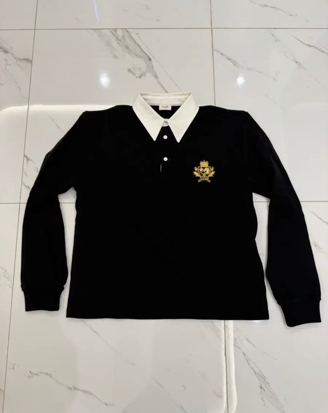 셀린느 PK카라 엠브로이더리 맨투맨 상품이미지1