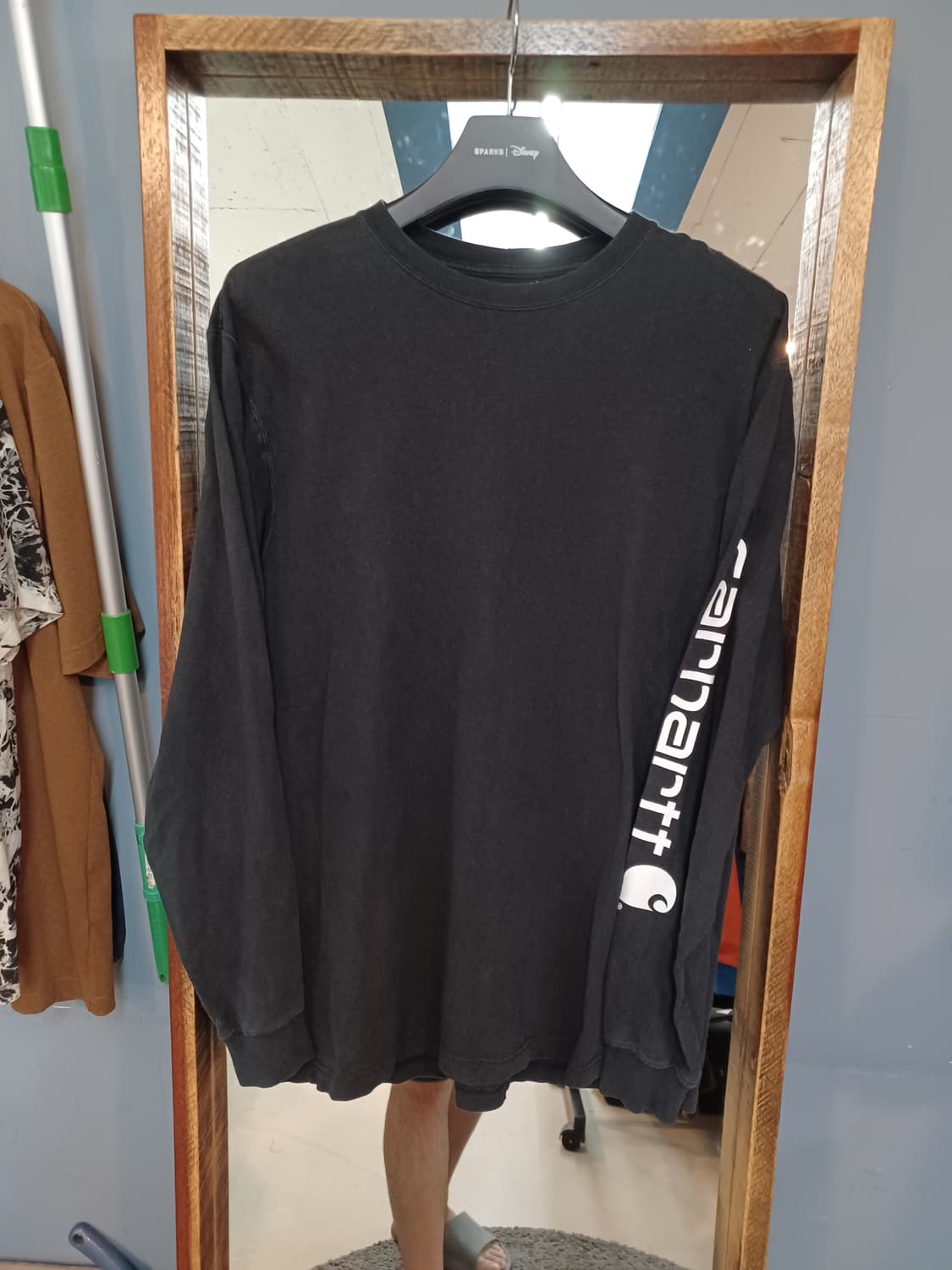 칼하트 스펠아웃 롱슬리브 긴팔 블랙 m 상품이미지1