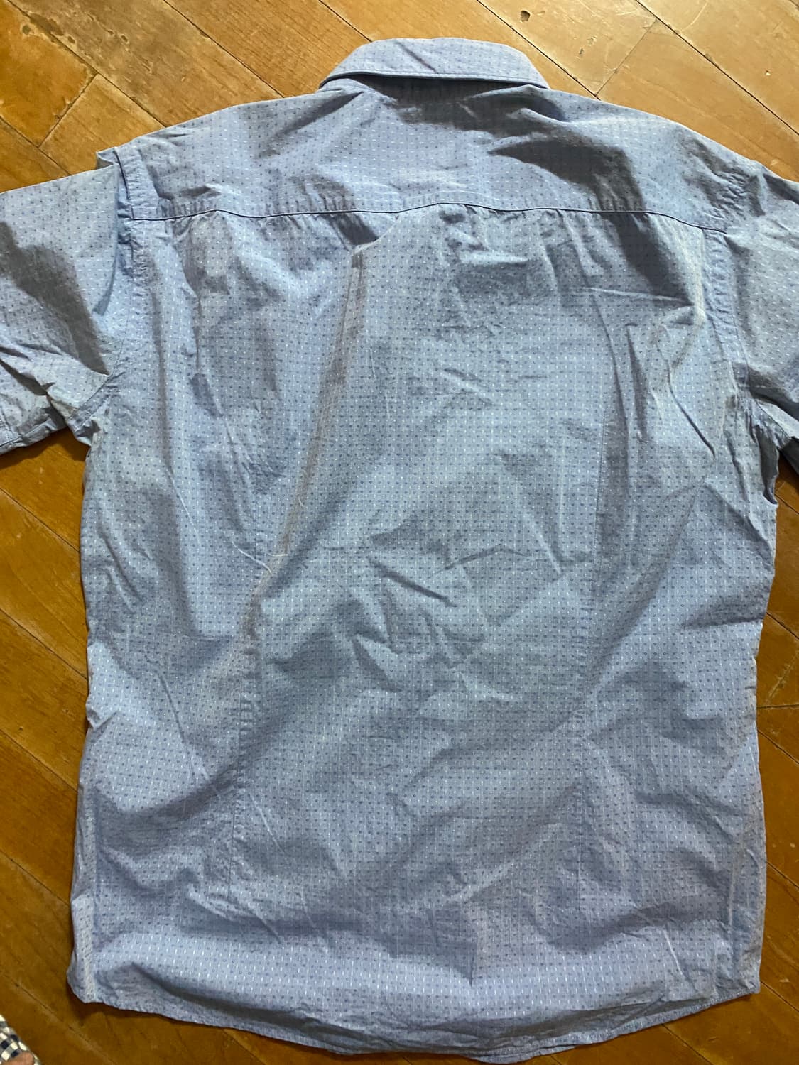 BOSS 휴고보스 스카이블루 반팔 셔츠 L (100) 상품이미지5