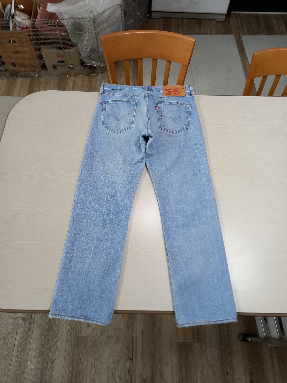 30 리바이스501 93에디션 워싱 스판 일자 연청 30-240 상품이미지2