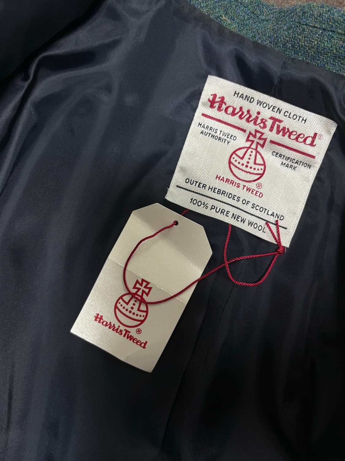 헤리스트위드 자켓 M 1회착 상품이미지3