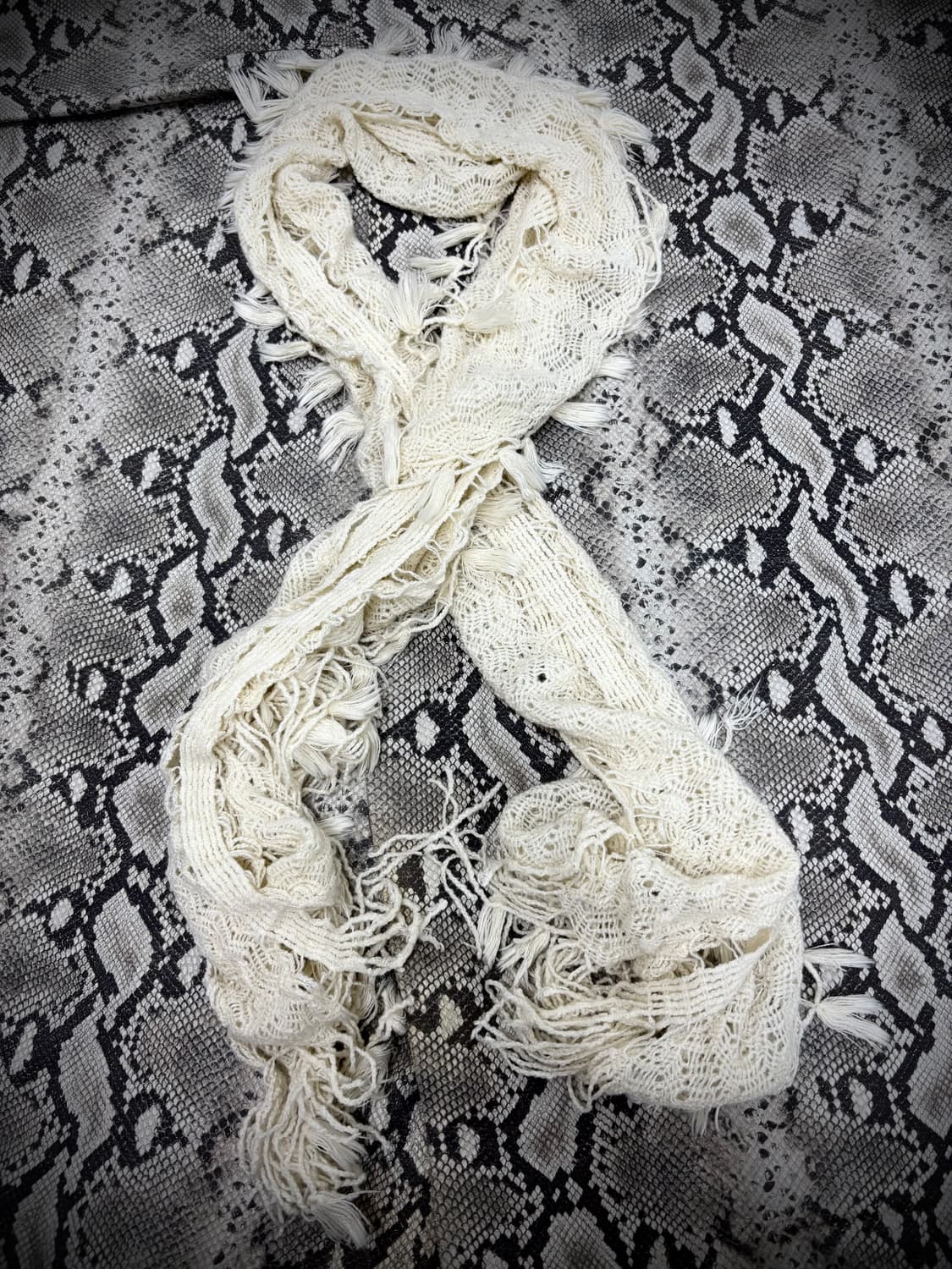 “Vintage” Fairy Mood Ivory Scarf 상품이미지6