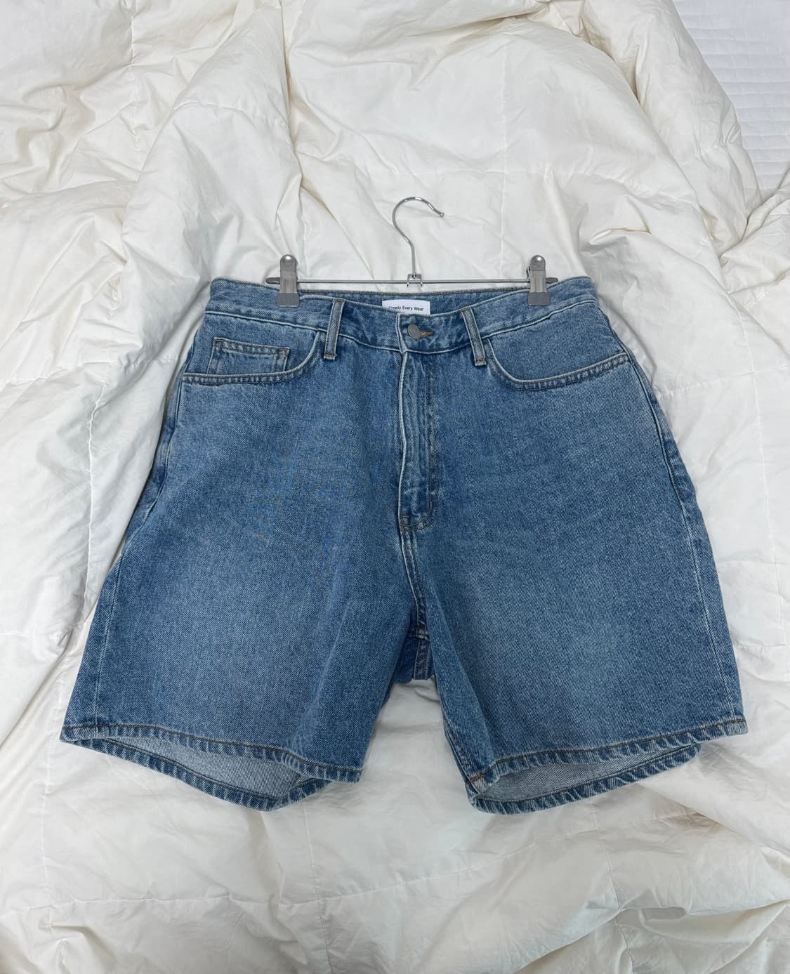 스테디에브리웨어 레귤러 데님 쇼츠 (미디엄 블루) 3사이즈 판매합니다 상품이미지2