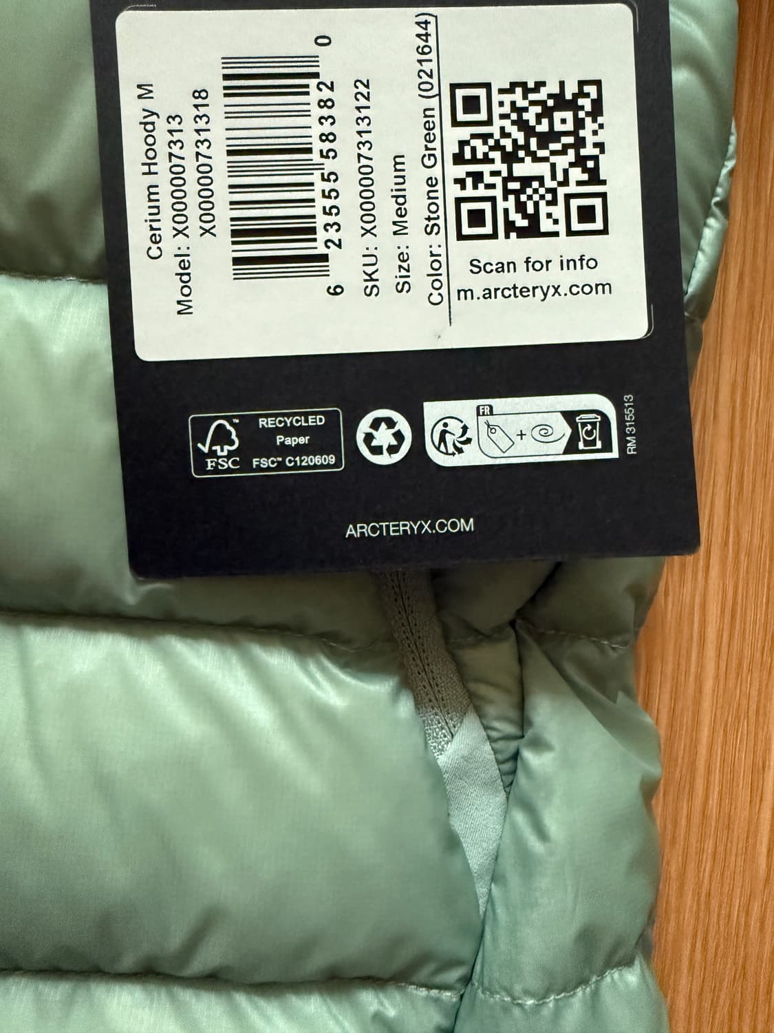 [M] 아크테릭스 세륨 스톤그린 상품이미지2