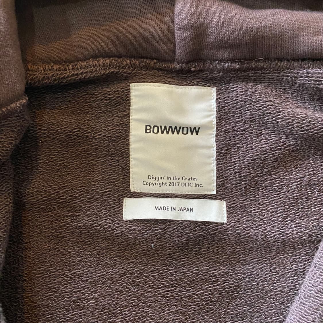 (M) 바우와우 bowwow 후드집업 상품이미지4