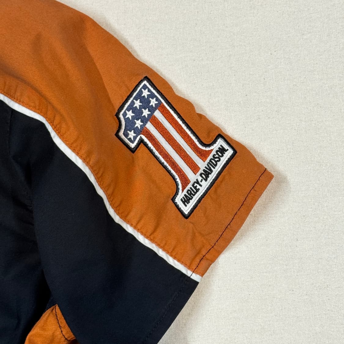 여S) 할리데이비슨 자수로고 반팔 셔츠 상품이미지6