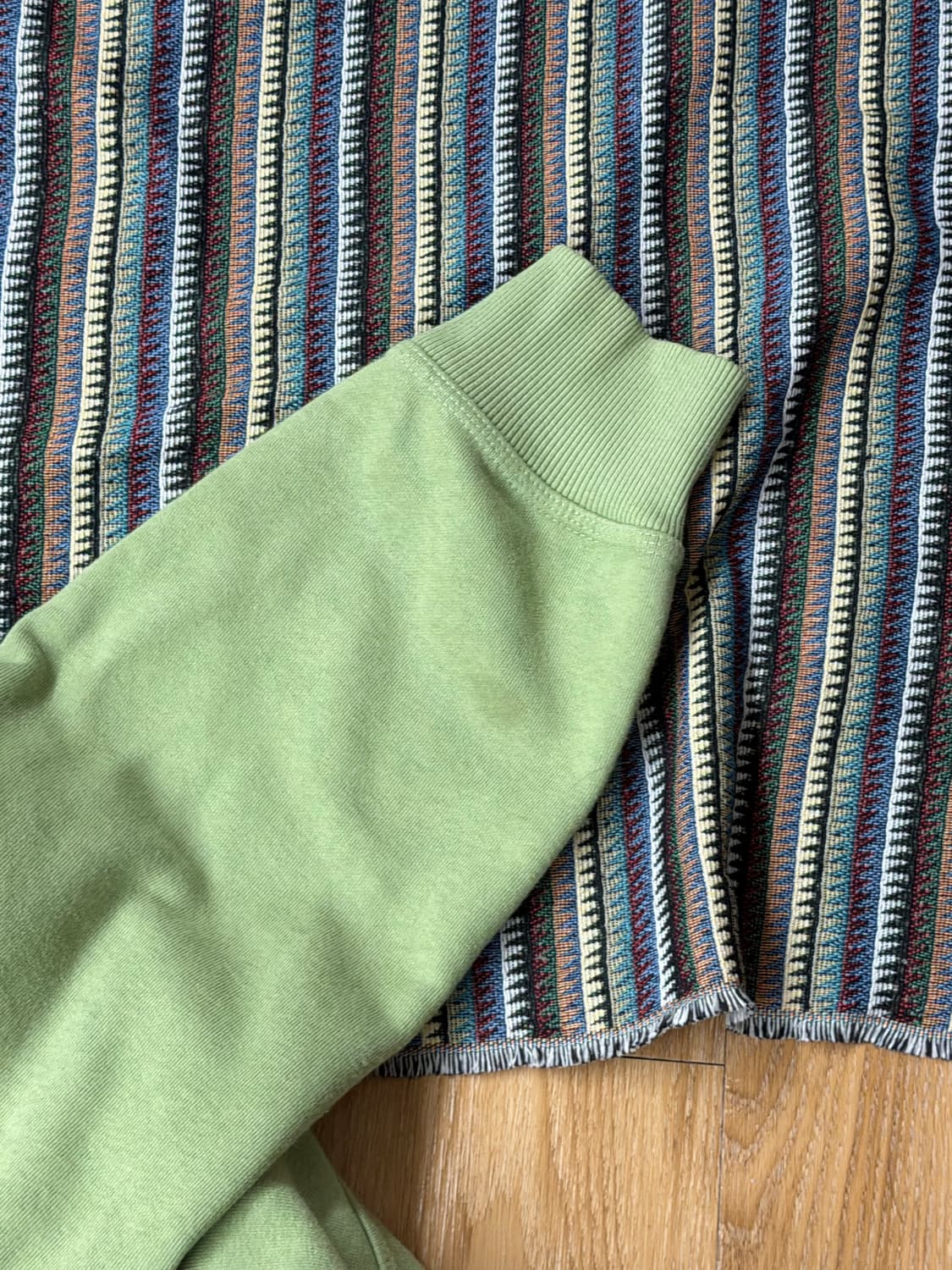 스투시 오발 코프 후드집업 그린 상품이미지2