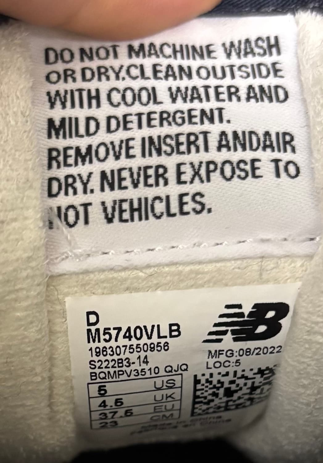 뉴발란스 5740 빈티지 럭스 이클립스 M5740VLB 상품이미지6