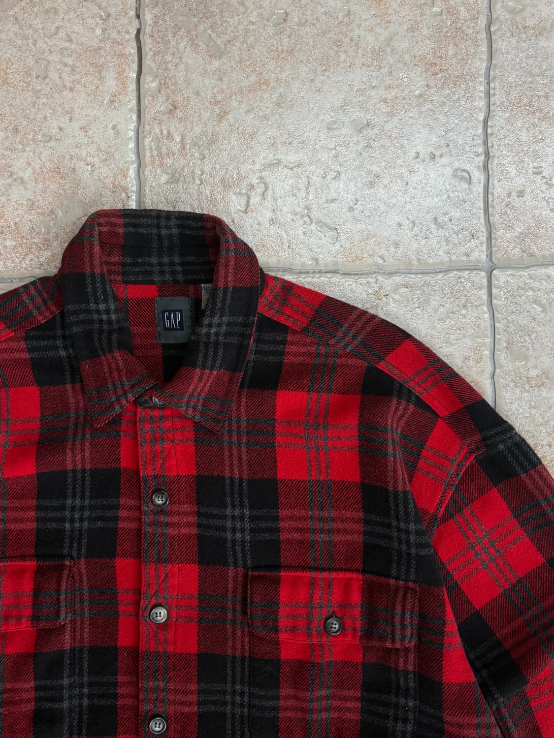 [XL] Old gap two-pocket pattern shirt 상품이미지3