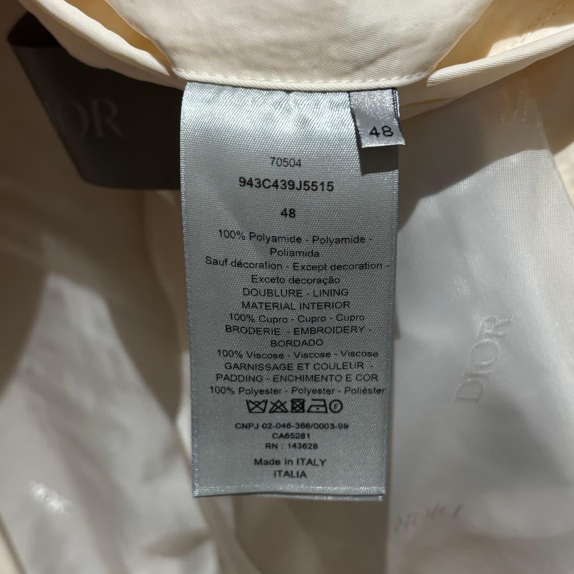 48/디올 캑터스 잭 스캇 봄버 블루종 자켓 상품이미지6