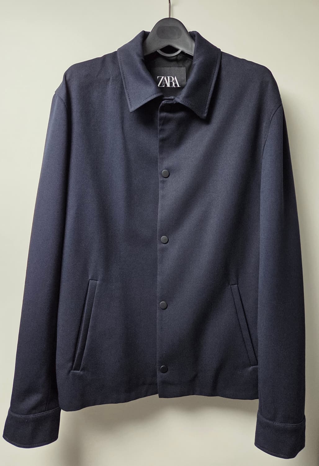 ZARA자라 비스코스 네이비 자켓 L판매 (봄,가을 간절기) 상품이미지3