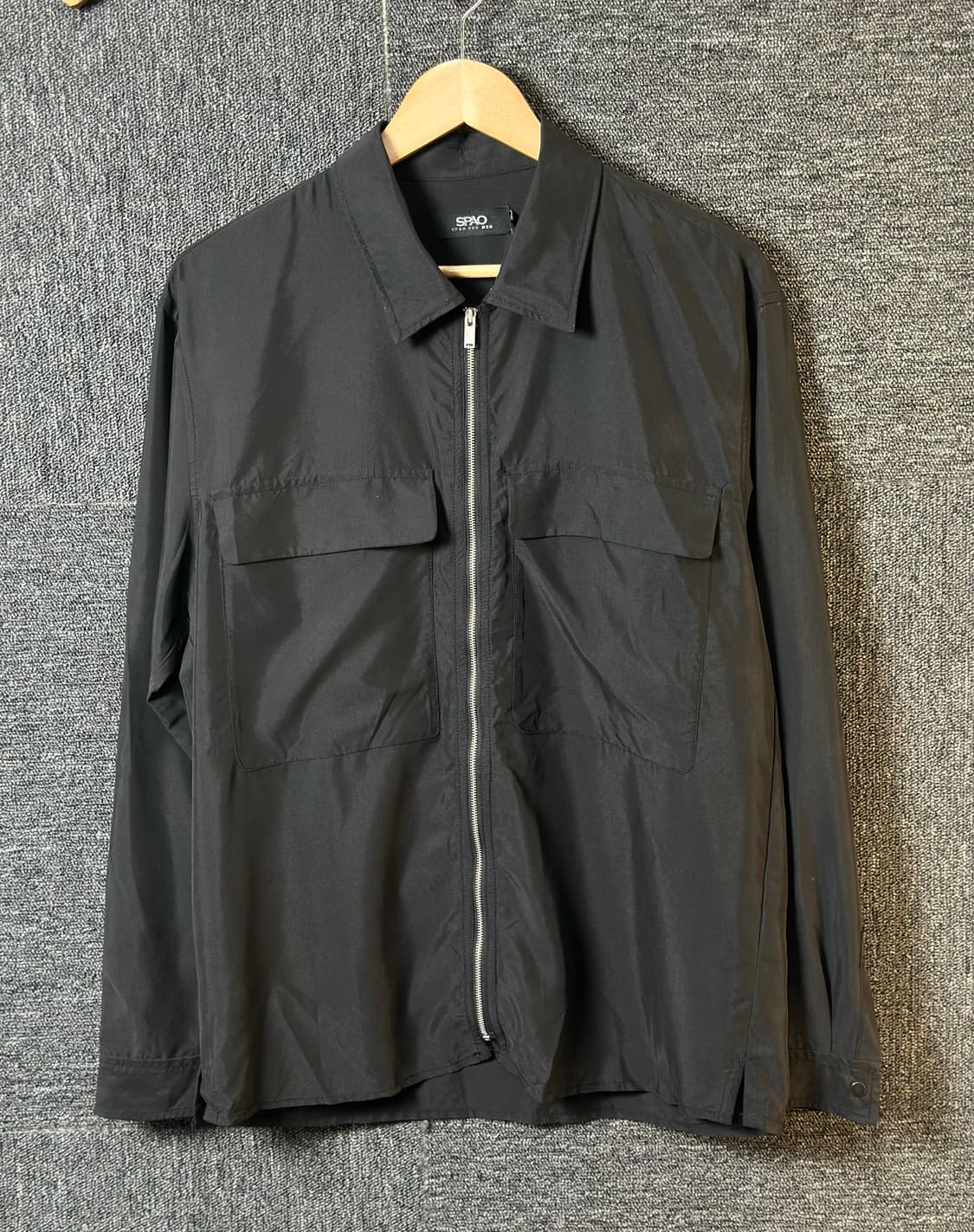 스파오 블랙 집업 자켓 L 상품이미지1