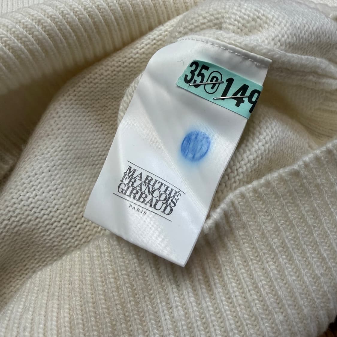 마리떼프랑소와 저버 센터로고 니트  상품이미지4