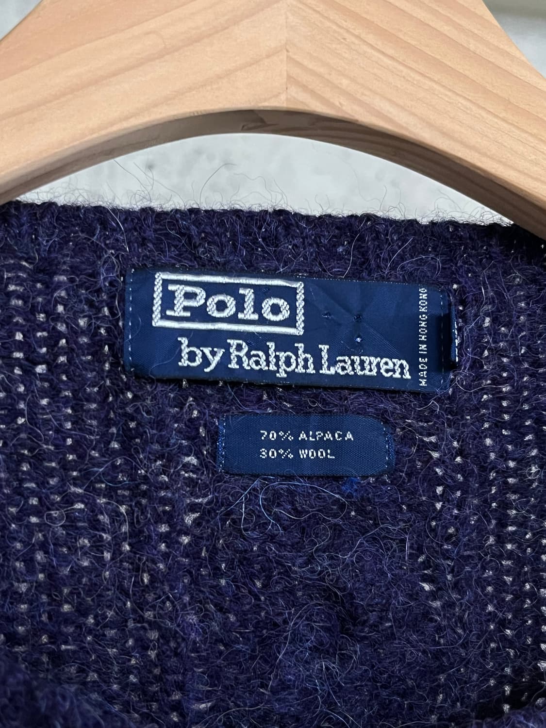 POLO RALPH LAUREN ALPACA  KNIT (M) 상품이미지3
