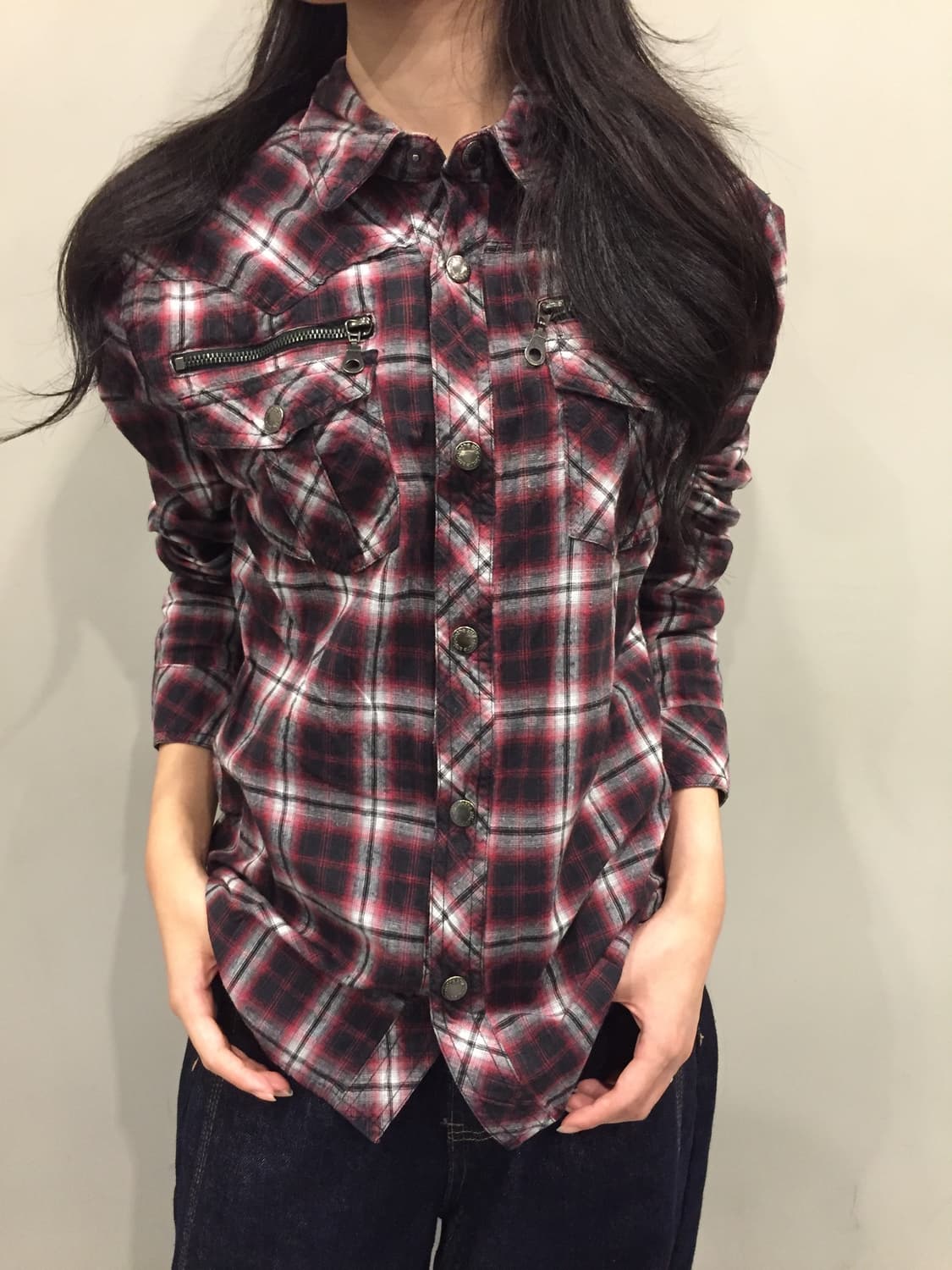 인 더 애틱 웨스턴 지퍼 셔츠 상품이미지4