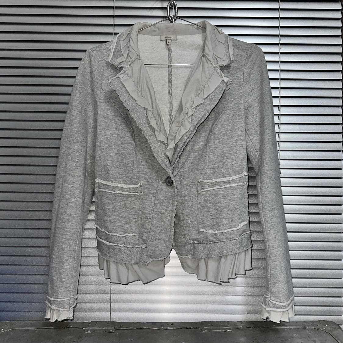 00s 빈티지 러플 단주 자켓 상품이미지2