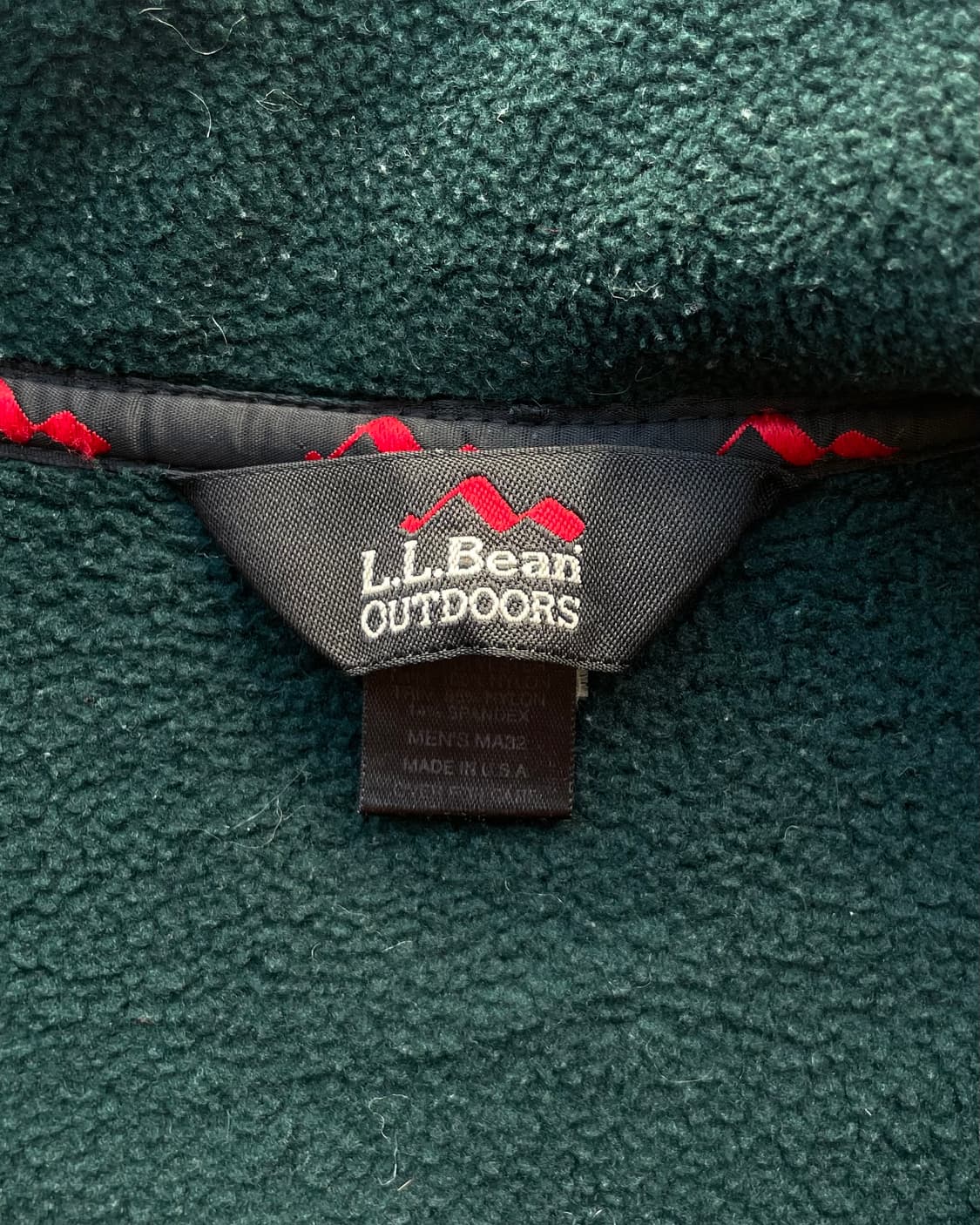 90’s USA L.L.Bean outdoor fleece zipup L 상품이미지6