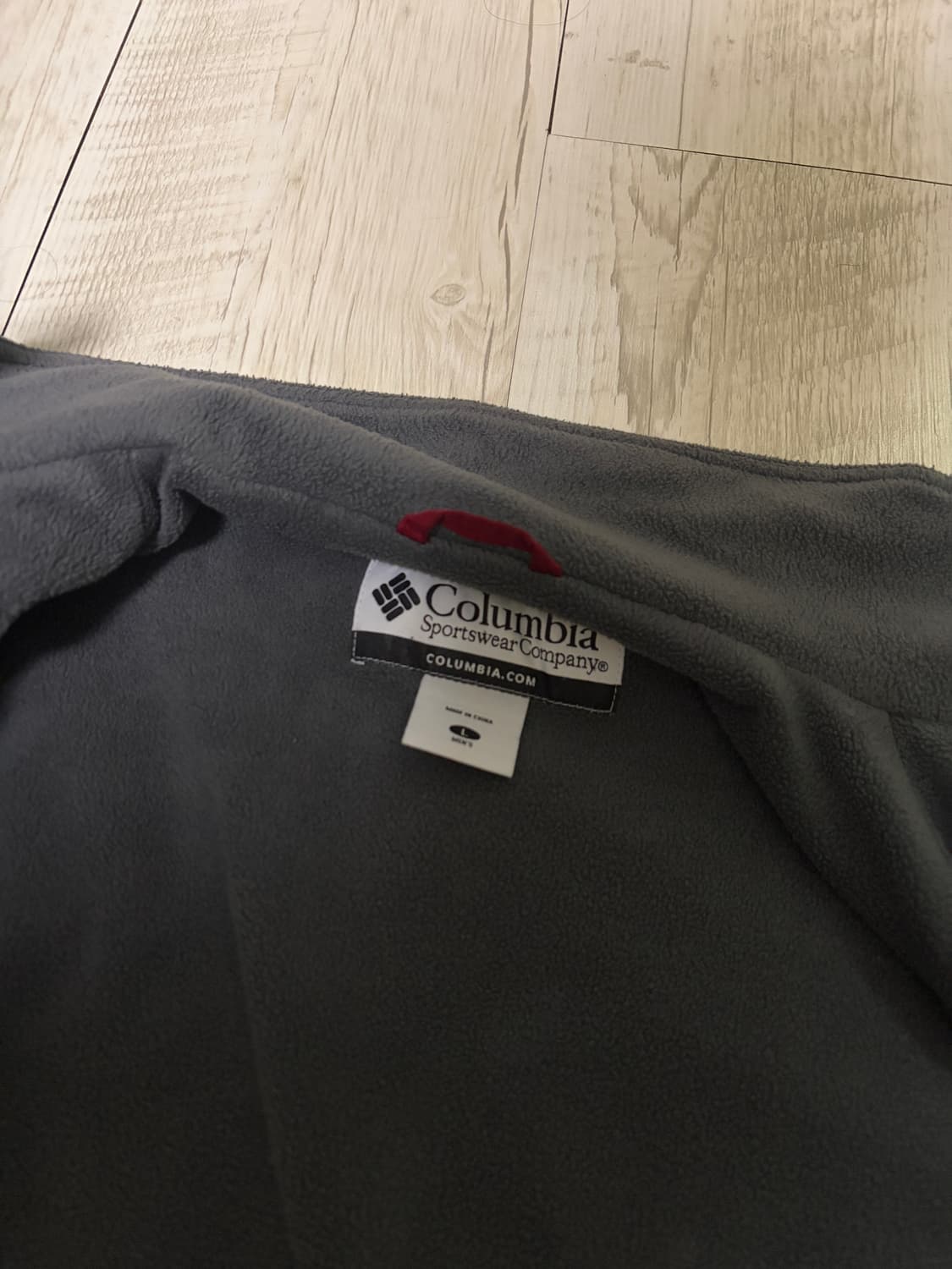 [L] 컬럼비아 남성 후리스 웜업 자켓 버건디 상품이미지8
