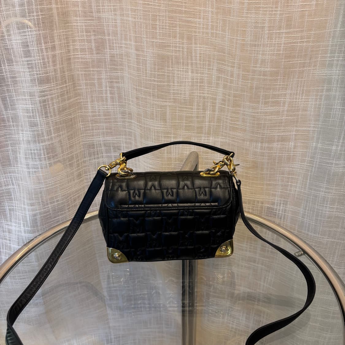 정품 메트로시티 퀄팅 금장 크로스 토트백     상품이미지5