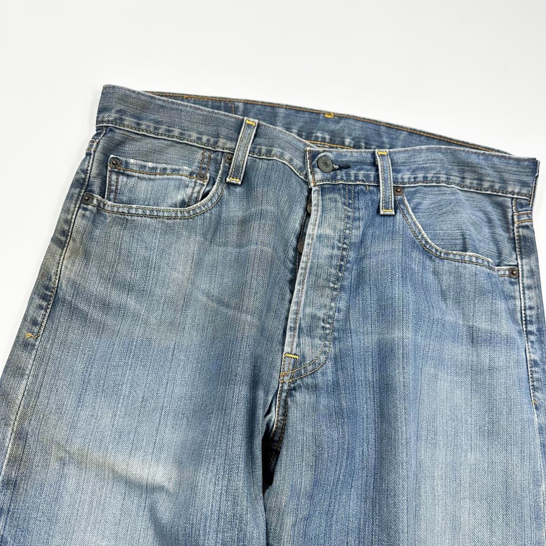 리바이스 501 오리지널 워싱 데님 팬츠 (33인치) 상품이미지4
