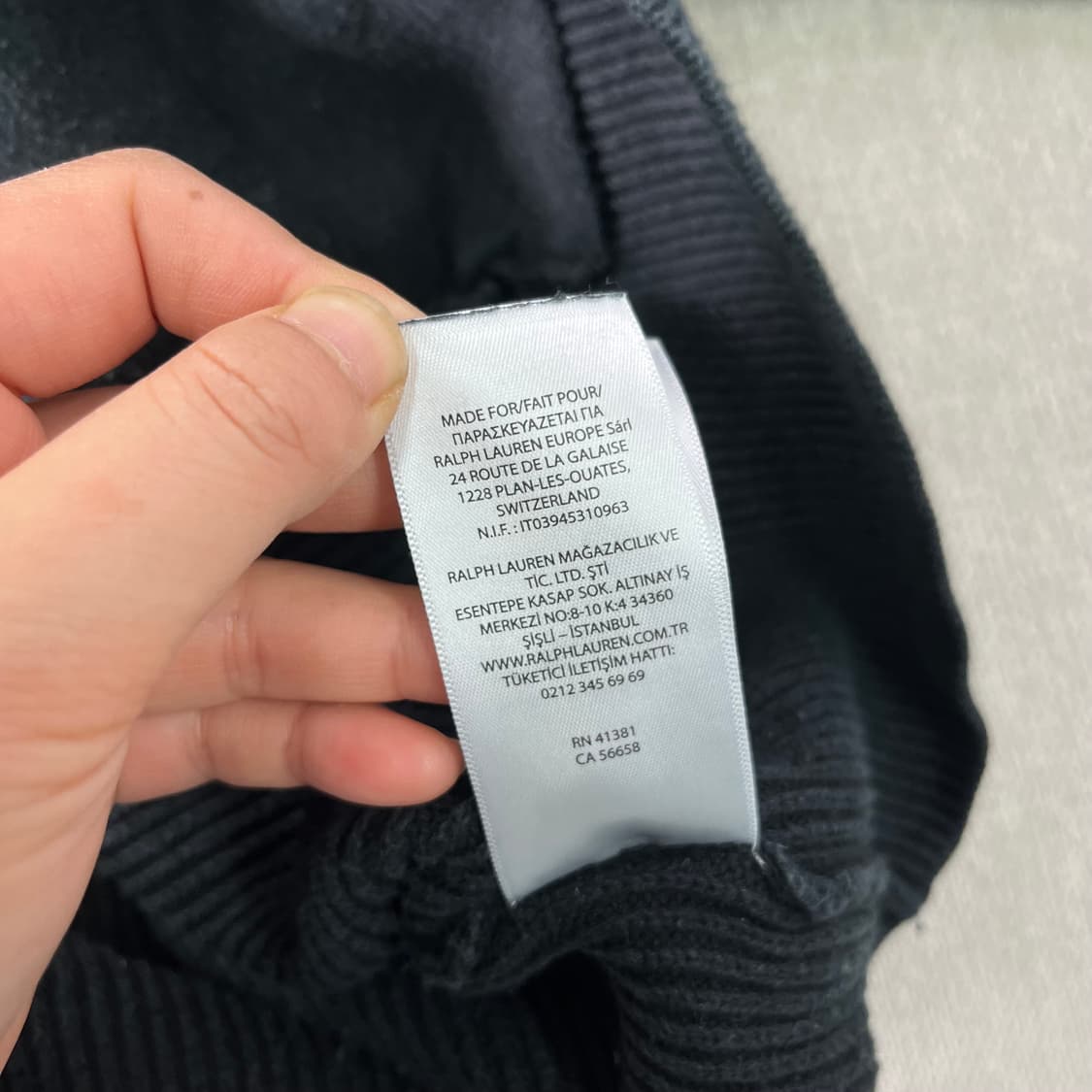105 폴로랄프로렌 신형라벨 블랙포니 니트집업  상품이미지7