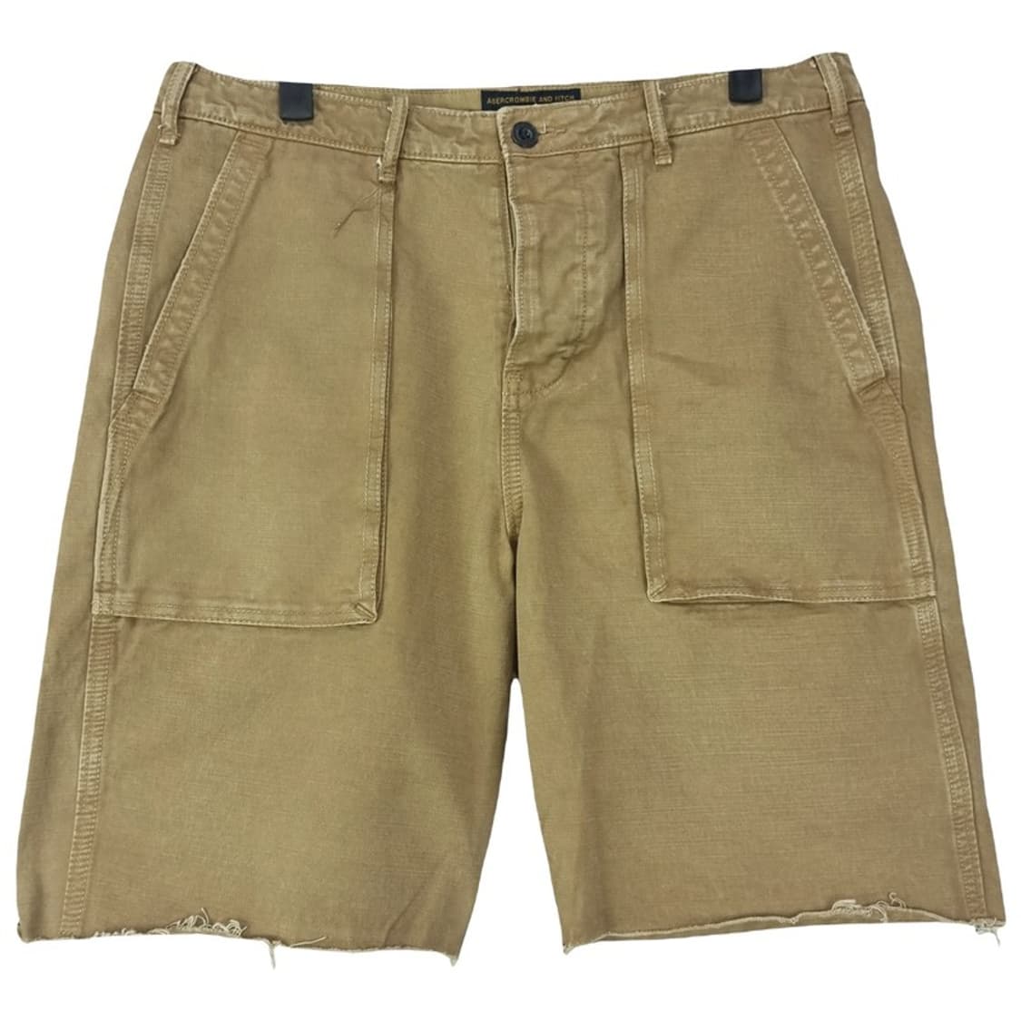 [아베크롬비] 빈티지 가공 아웃 포켓 코튼 하프 팬츠 반바지 M20190 상품이미지2