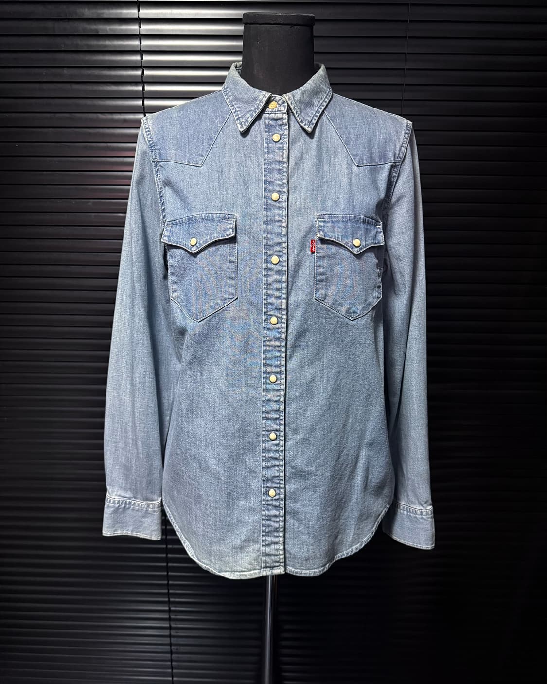 리바이스 데님 웨스턴 M 95 요크 여성 여자 에스닉 워크 셔츠 아메카지 상품이미지1