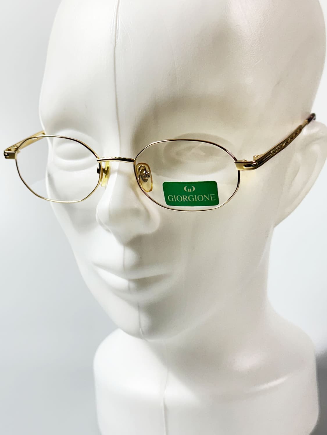 90s GIORGIONE 골드 오벌 메탈 프레임 빈티지 안경 상품이미지9