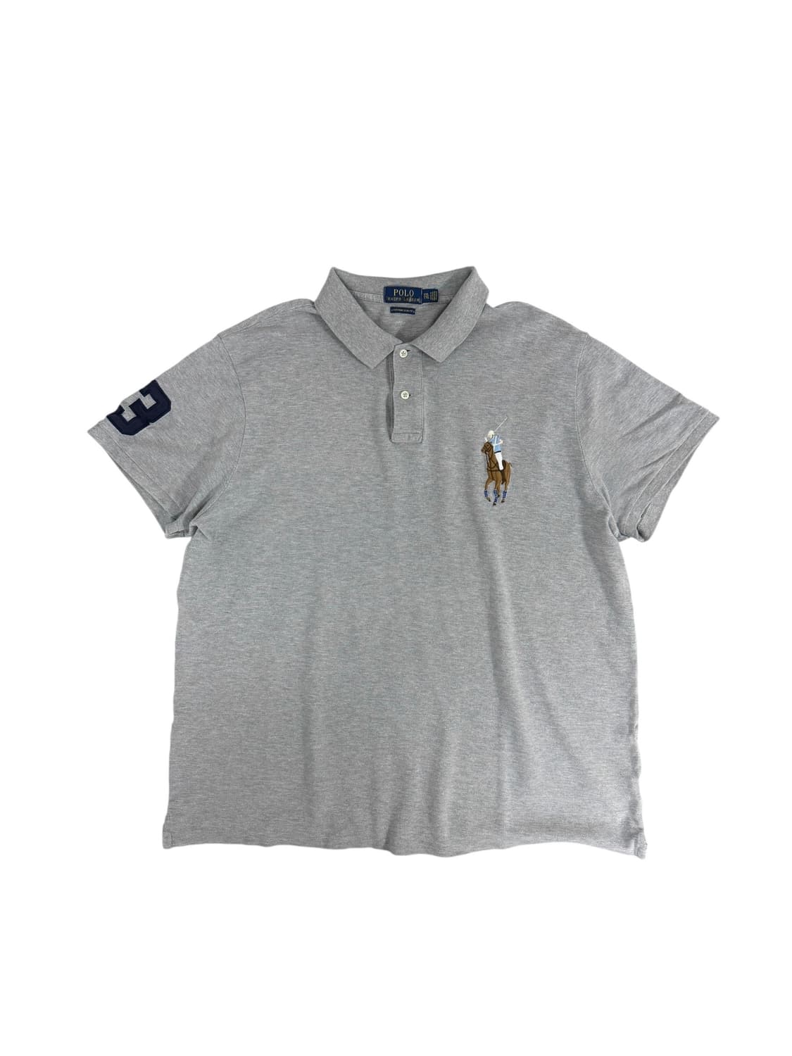 폴로 빅포니 반팔 카라티 그레이 (xxl) 상품이미지1