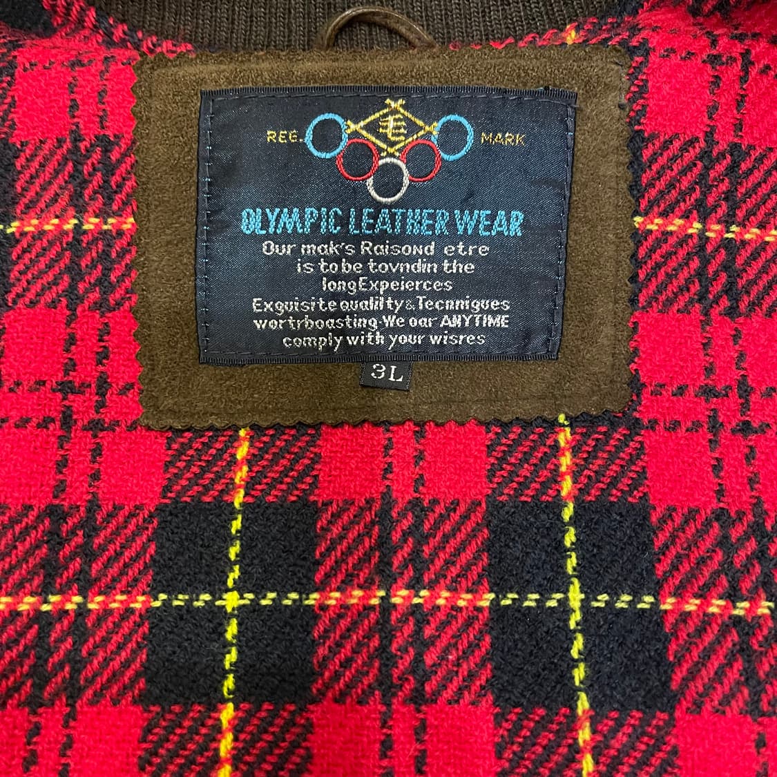 90's vintage leather jacket 상품이미지6