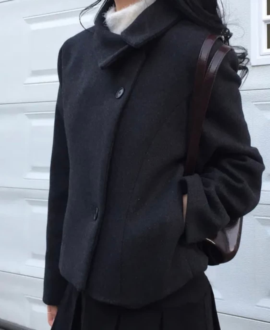 WOOL SHORT COAT 제인 울 숏 코트 상품이미지2