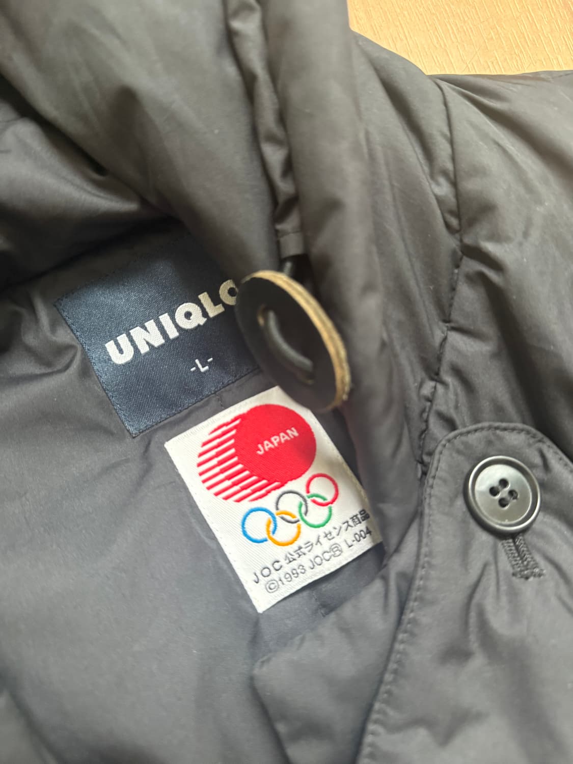 유니클로 더플코트 블랙 L 상품이미지3