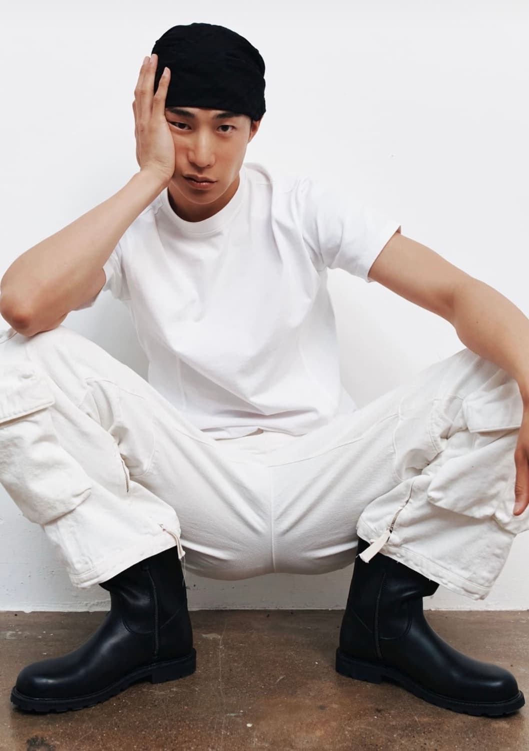 누마레 스카프 Nouvmaree garments dyed paneled 상품이미지5