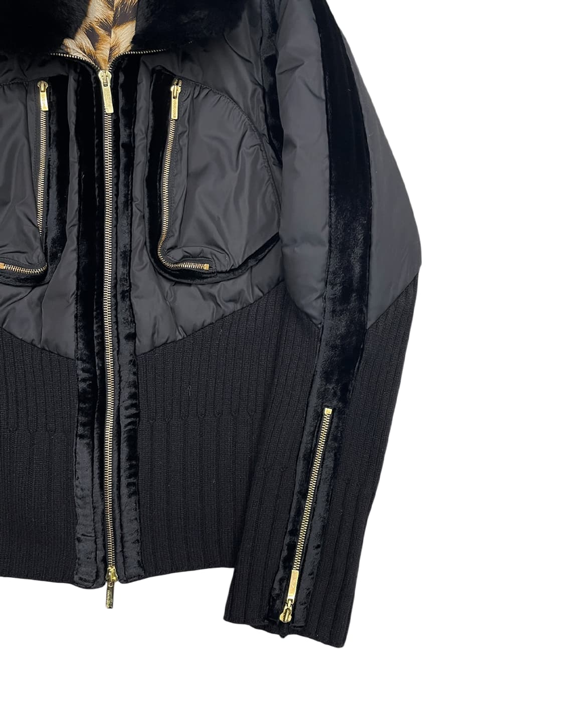 로베르토 까발리 05AW 퍼 하이넥 푸퍼 자켓 상품이미지8