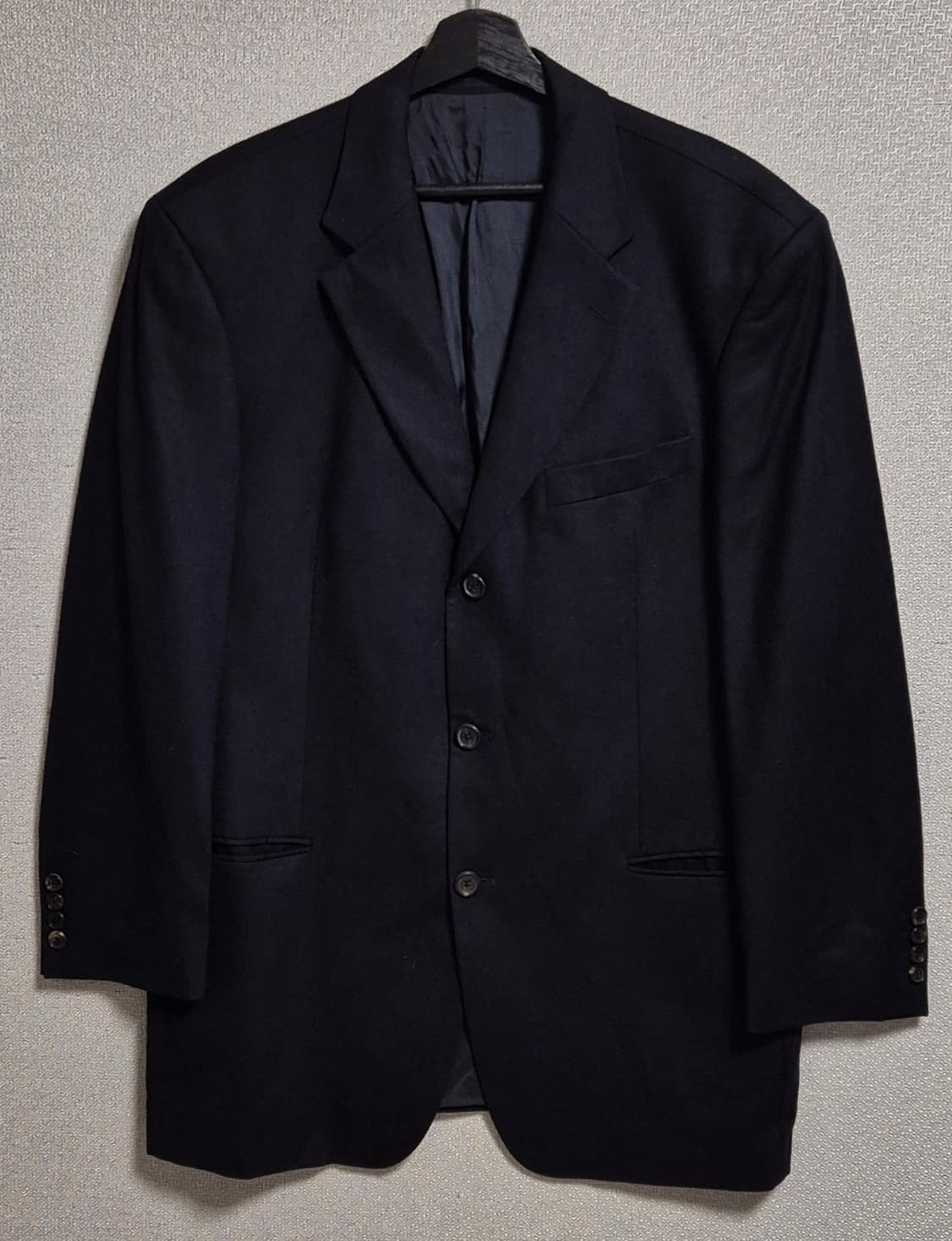 L (100) 휴고보스 블랙 울 블레이저 정장자켓  상품이미지1