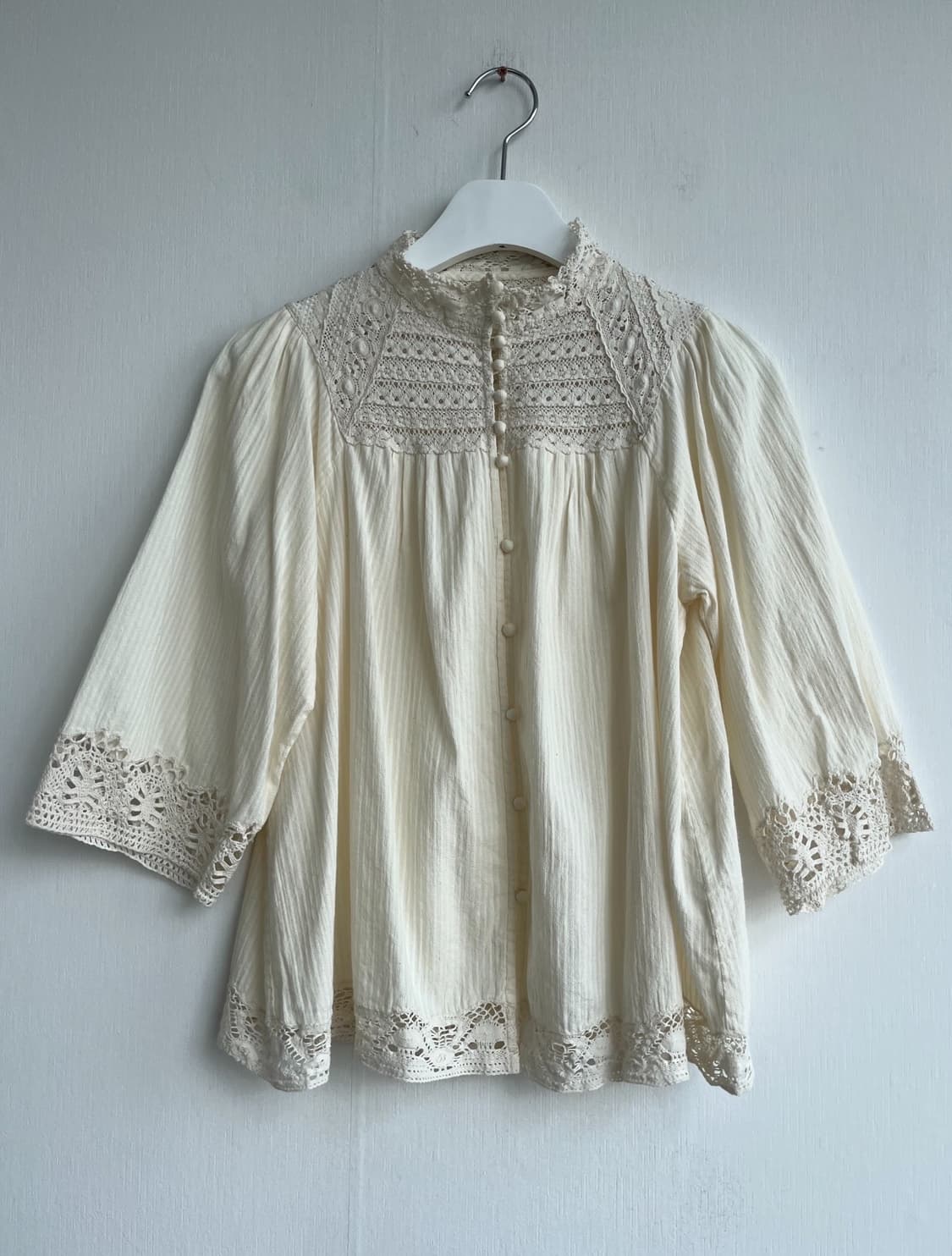 JOURNAL STANDARD 아이보리 레이스 블라우스  상품이미지2