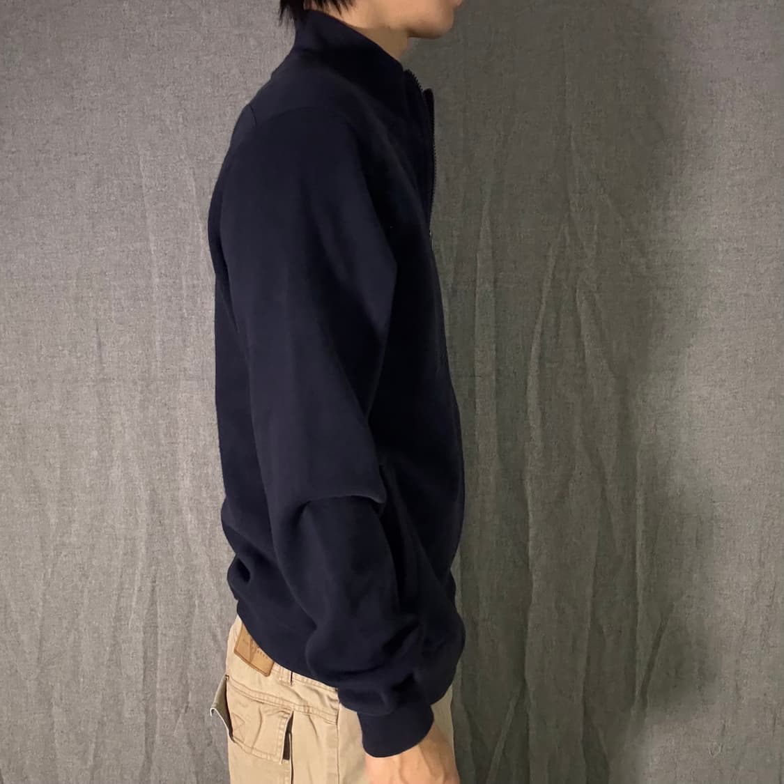 폴로 랄프로렌 네이비 집업 가디건 자수 로고XL 상품이미지2