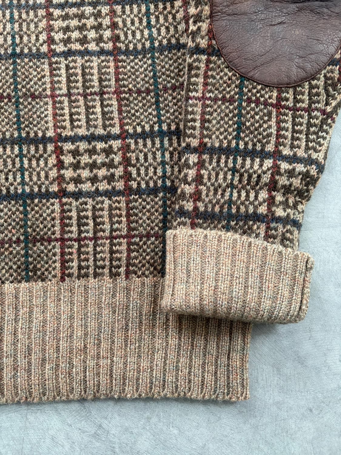 Polo 폴로 랄프로렌 90‘s 울 타탄 체크 니트 상품이미지9