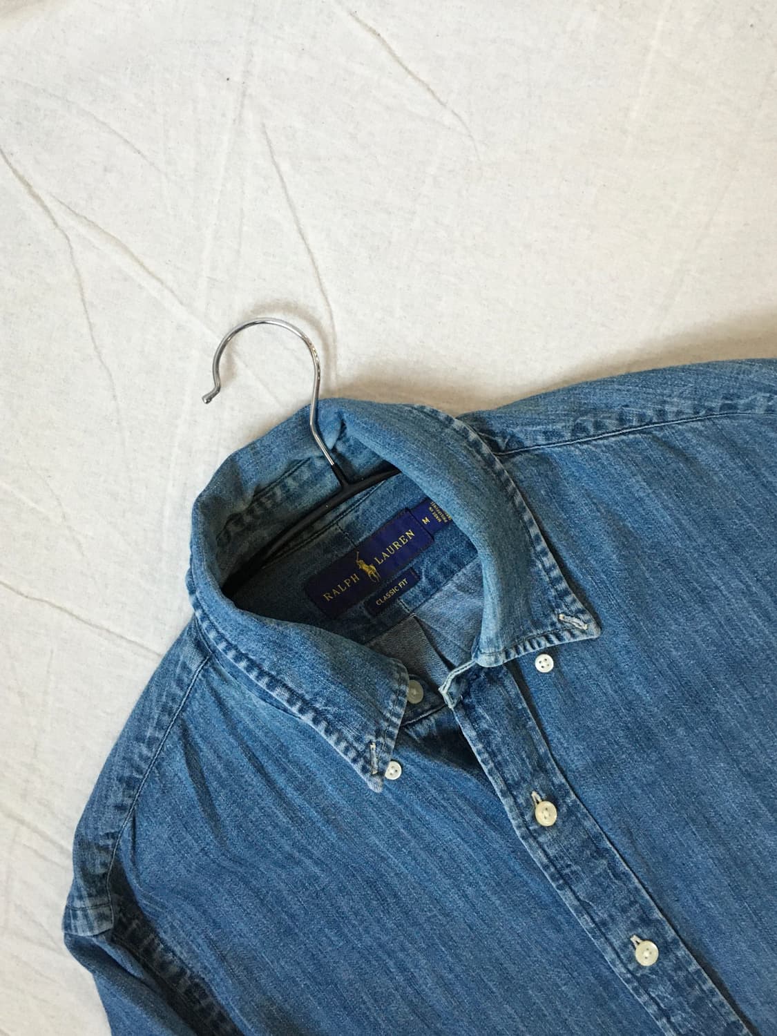 폴로 랄프로렌 자수 데님 셔츠 상품이미지4