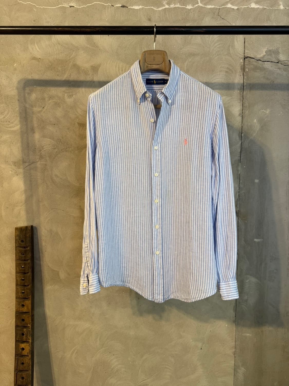 폴로 랄프로렌 리넨 버튼다운 셔츠 100 상품이미지1