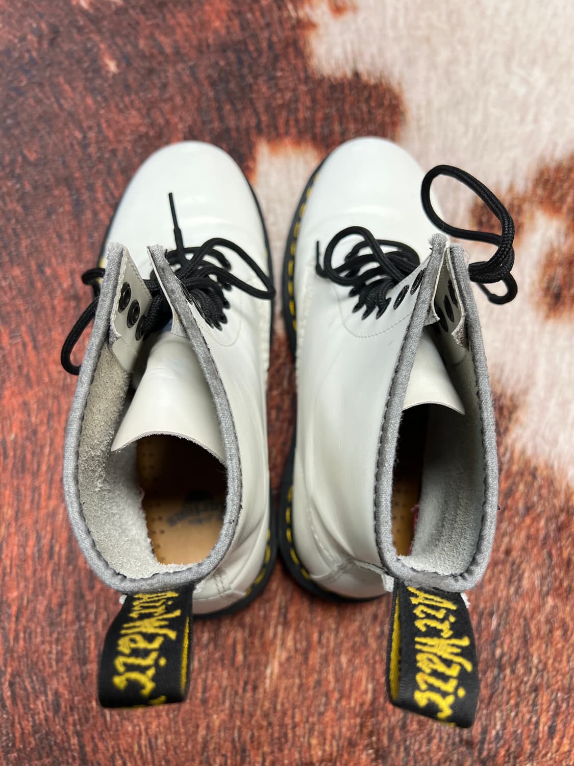 [240] 닥터마틴 1460 화이트 스무스 레더 UK5 상품이미지4